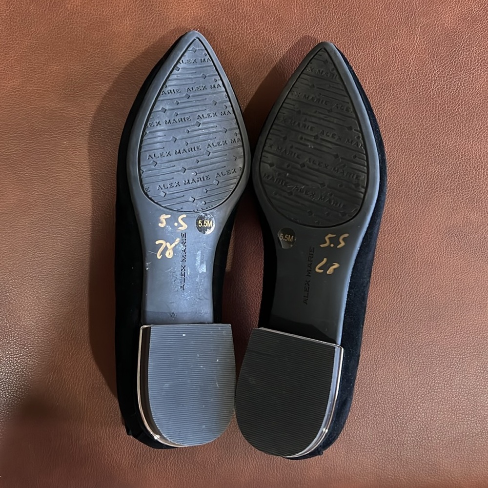 Alex Marie Black Loafers - Picture 2 of 5